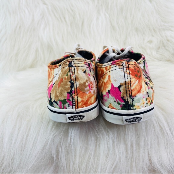 Vans fall floral skating canvas shoes - Picture 5 of 9